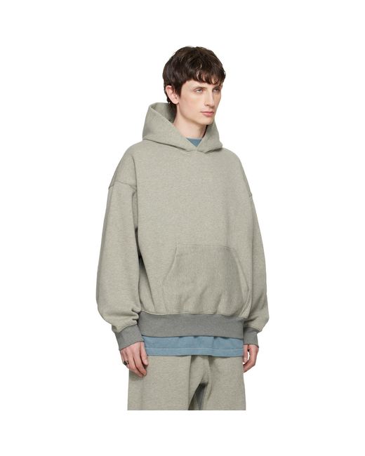 Fear Of God Gray Signature Classic Hoodie for men
