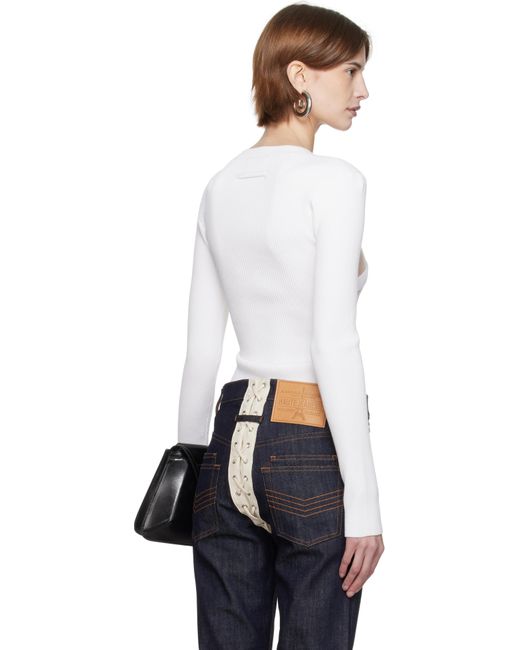 Jean Paul Gaultier Multicolor 'The Chevrons' Sweater