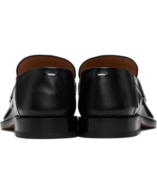 Maison Margiela Black Tabi Babouche Loafers for men