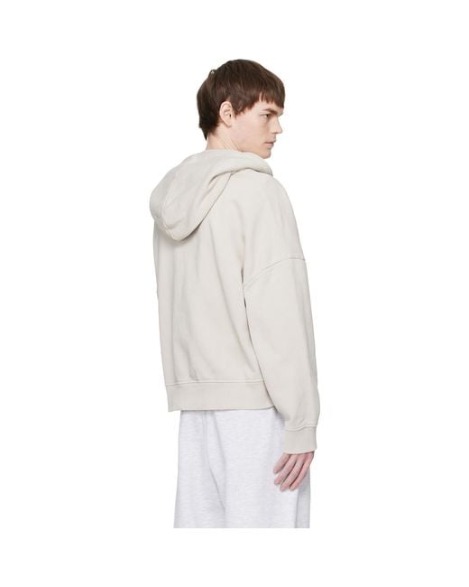 Entire studios White Off- Eternal Zip Hoodie for men