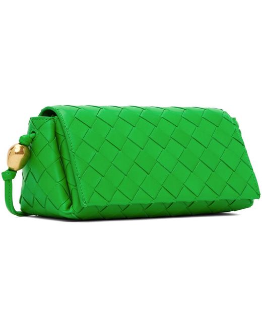 Bottega Veneta Green 'pouch On Strap' Bag