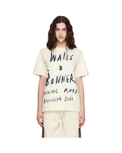 Wales Bonner Natural Off- Cotton Jersey Raga T-Shirt