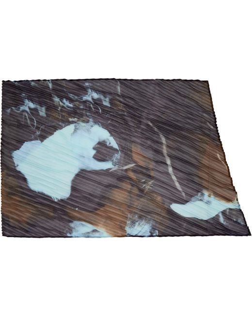 Homme Plissé Issey Miyake Agate Scarf in Black for Men | Lyst