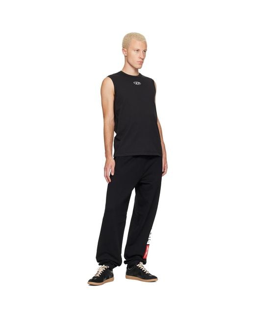 DIESEL Black T-Bisco-Iod Tank Top for men