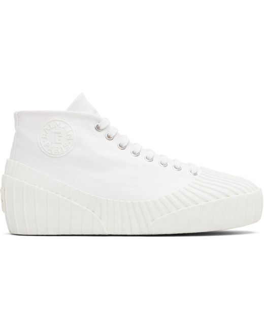 Baskets Riff Low Blanches En Canevas Balmain pour homme en coloris Black