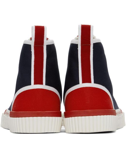 Christian Louboutin Blue & Red Pedro Sneakers for men