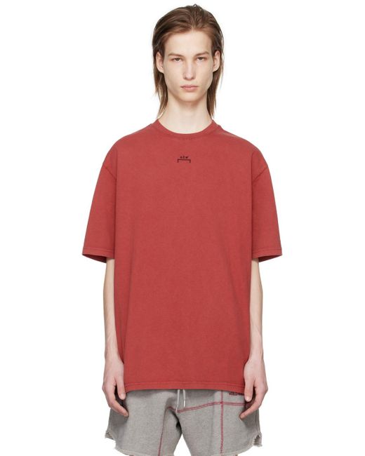 A_COLD_WALL* * Red Essential T-shirt for men