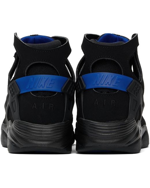 Nike Black & Blue Air Flight Huarache Sneakers for men