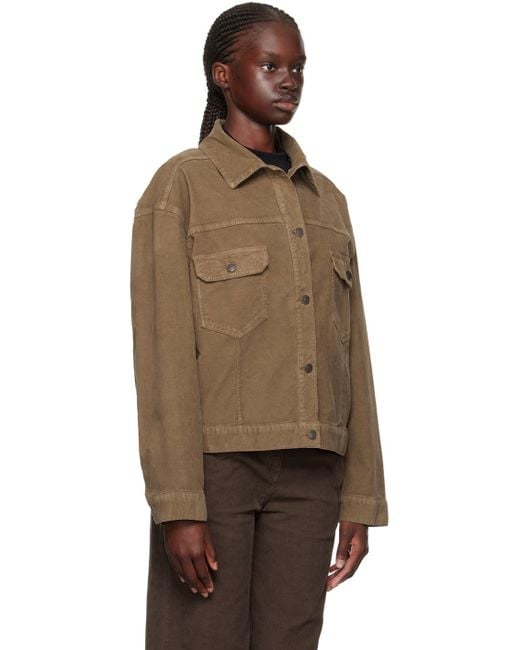The Row Brown Tan Ness Jacket