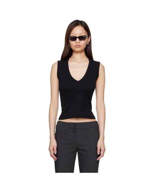 Flore Flore Black Dewi Tank Top