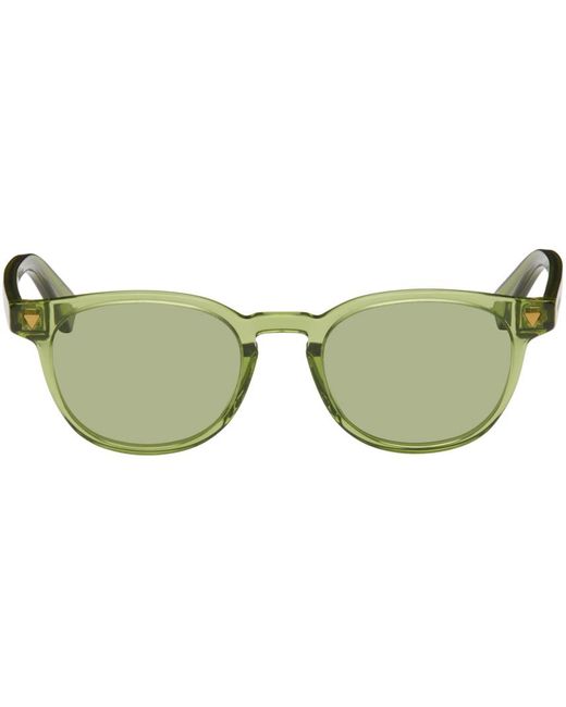 Bottega Veneta Green Panthos Sunglasses for men