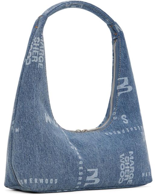 MARGE SHERWOOD Blue Shoulder Bag