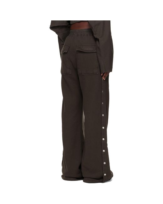Rick Owens Black Concordians Pusher Sweatpants
