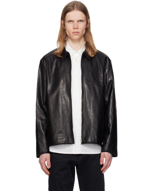 Post Archive Faction PAF Black 8.0 Right Leather Jacket for men