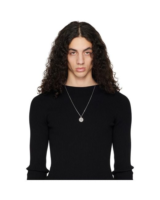 Emanuele Bicocchi Metallic Pendant Necklace for men