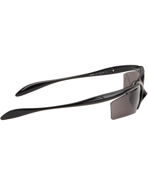 Balenciaga Black Turbo D-Frame Sunglasses for men