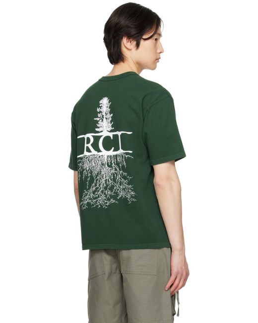 Reese Cooper Green Roots T-shirt for men
