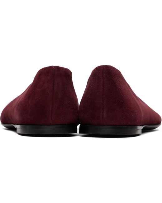 Proenza Schouler Purple Burgundy Glove Ballerina Flats