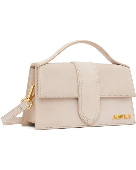 Jacquemus Black Taupe Les Classiques 'The Large Bambino' Bag