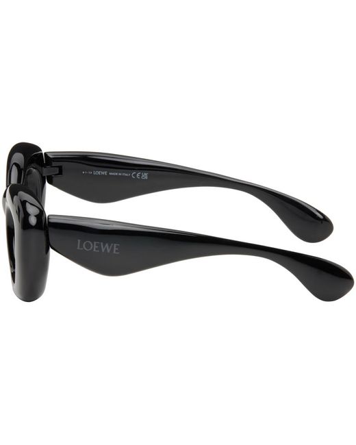 Loewe Black Inflated Butterfly Sunglasses for men