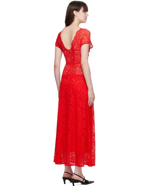 Beaufille Red Sassen Maxi Dress
