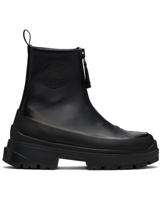 Canada Goose Black Kya Zip-Up Boots
