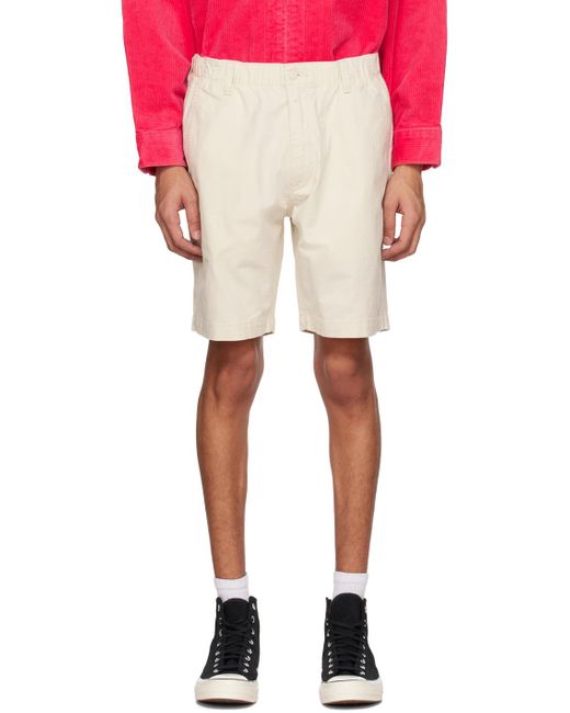 Levi's Off-white Xx Ez Shorts in Red for Men | Lyst