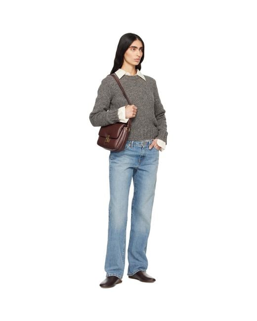 A.P.C. Black Burgundy Grace Soft Bag