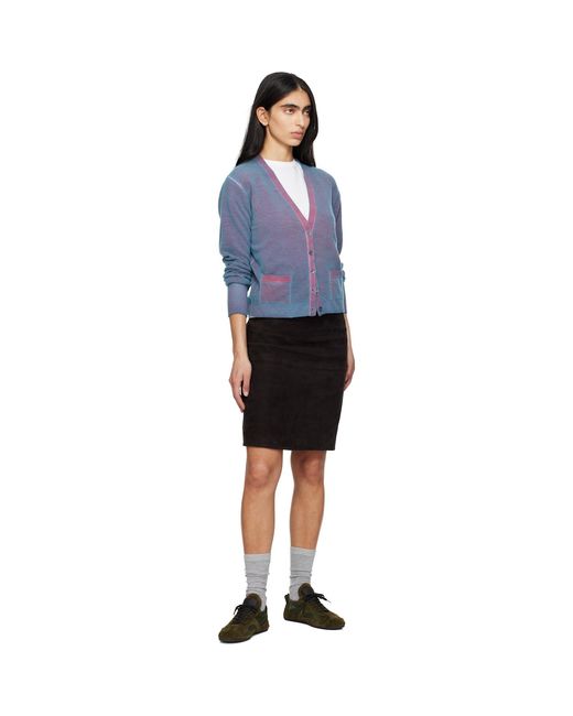 Proenza Schouler Black Khaki Nylon & Calfsuede Soft Track Sneakers