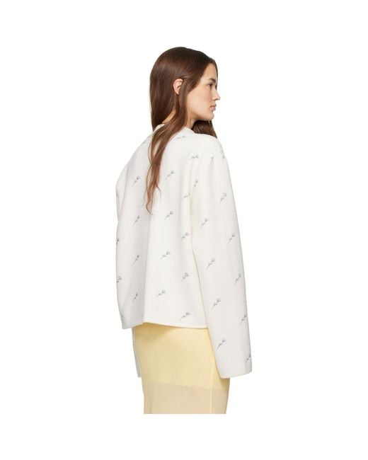 Rier Multicolor City Crop Flowers Walker Jacket
