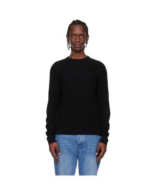 Studio Nicholson Black Portland Knit Sweater for men