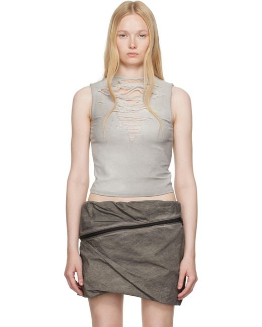 DIESEL グレー T-Yasmina トップス Multicolor