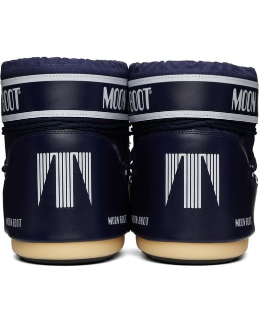 Moon Boot Blue Icon Low Nylon Boots for men