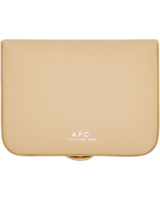 A.P.C. Black Josh Card Holder for men