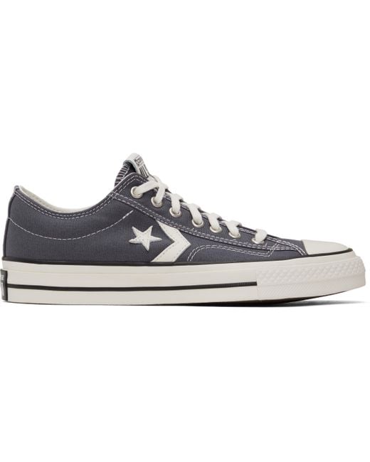 Converse Black Star Player 76 Premium Canvas Sneakers for men