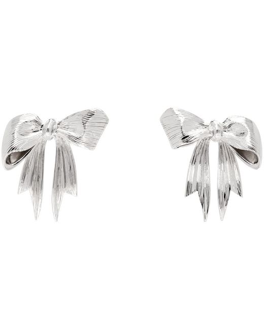 shushutong YVMINエディション Gem Bowknot ピアス YVMIN X SHUSHUTONG / Soft Gemstone Bow Earrings