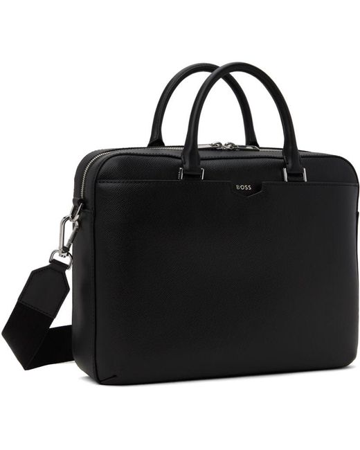 BOSS by HUGO BOSS Black Shotgun Briefcase for Men Lyst