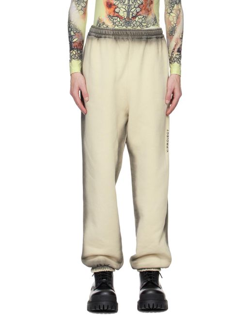 Pantalon de survêtement à effet aérosol Y. Project pour homme en coloris Natural
