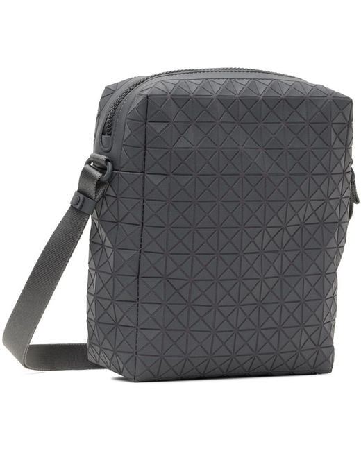 Bao Bao Issey Miyake Black Voyager One-Tone Crossbody Bag for men