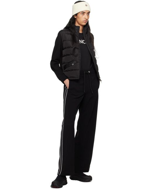 Moncler Black Trailgrip Knit High Top Sneakers