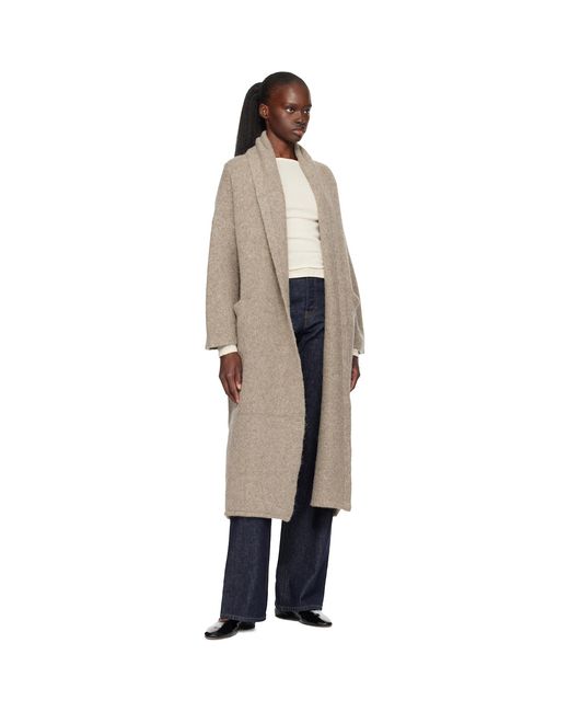 Lauren Manoogian Black Long Shawl Cardigan