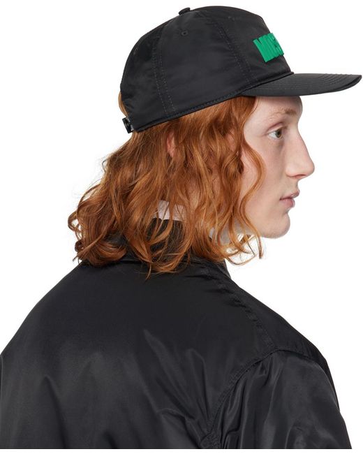 Moschino Black Logo Cap for men