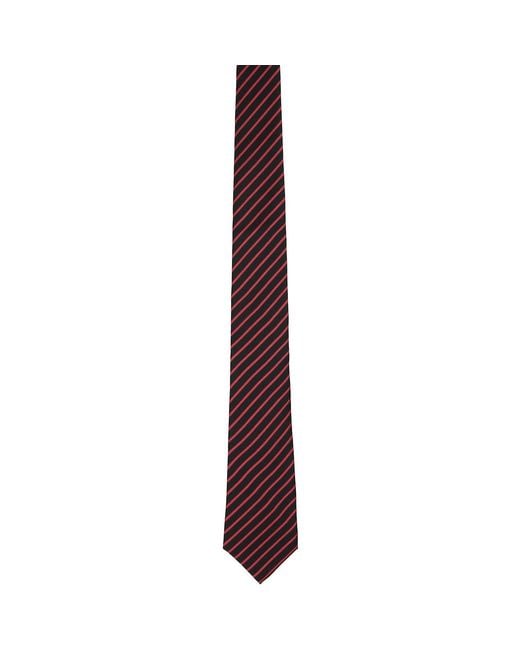 Jean Paul Gaultier Purple Striped Tie