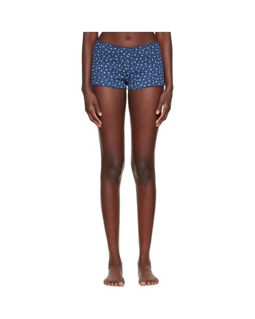 Cou Cou Blue 'The Teeny Tiny' Shorts