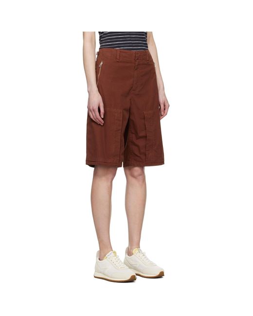 Rag & Bone Red Burgundy Kai Shorts