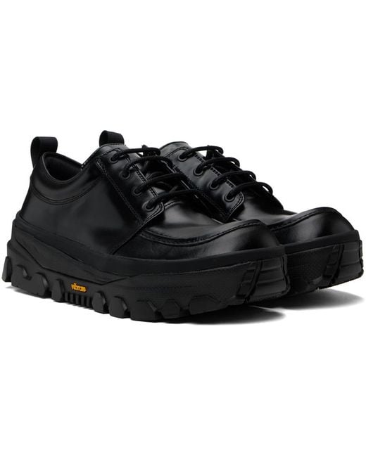 Amomento Vibram Lace-Up Loafers in Black for Men | Lyst Canada