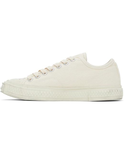 Acne Black Off-white Low Top Sneakers