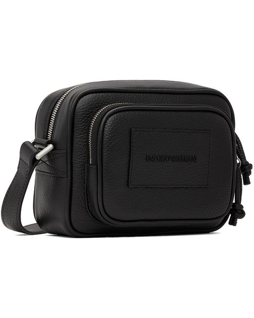 Emporio Armani Black Crossbody Bag for Men Lyst
