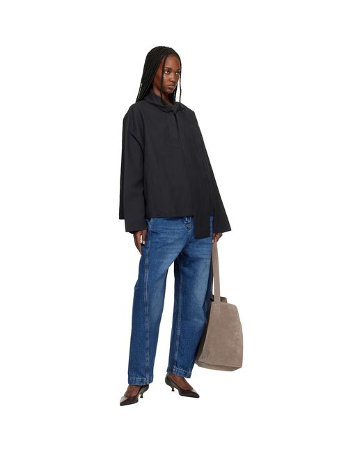 Studio Nicholson Blue Colt Blouse