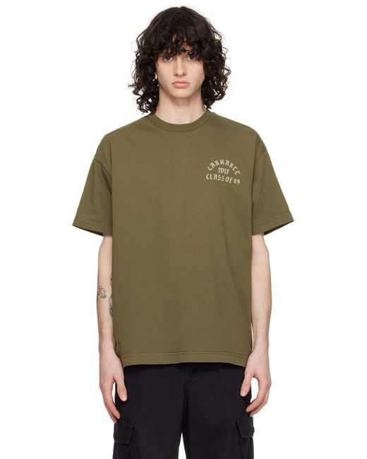 Carhartt Green 'class Of 89' T-shirt for men